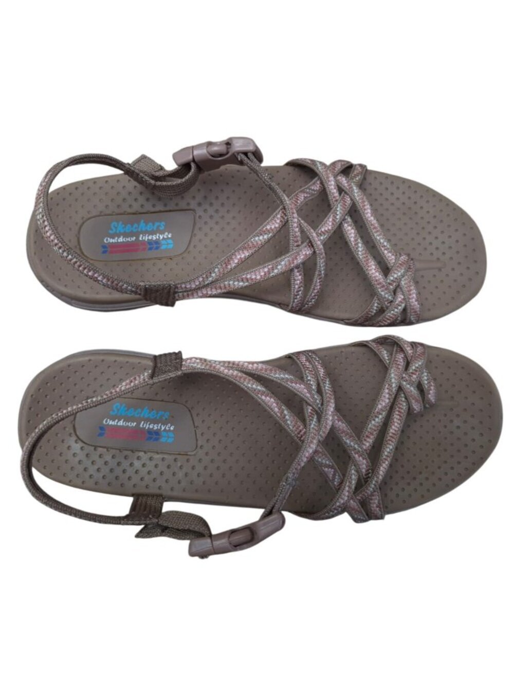 Skechers Outdoor Lifestyle Womens Brown Strappy Comfort Sandals Approx US 9.